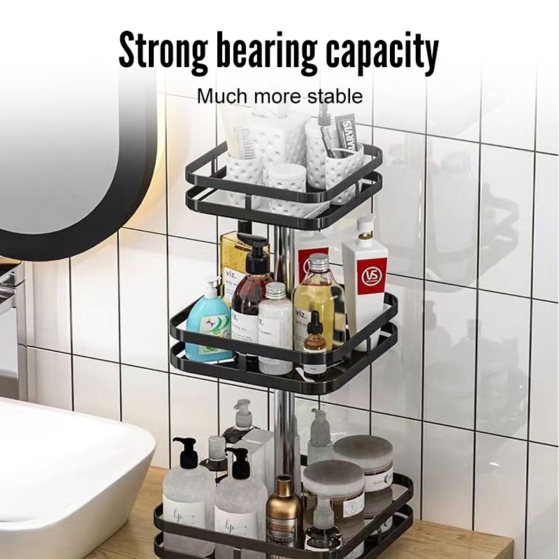 YOICE Kitchen Rotating Spice Rack Round Condiments Organizer Rack Oil ...