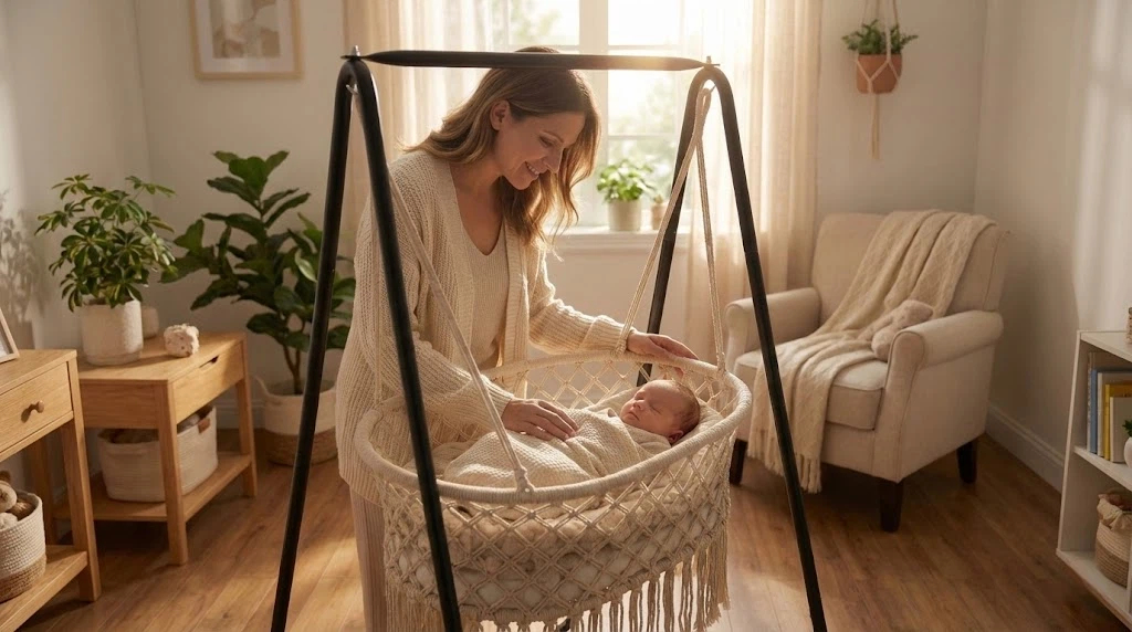 Duyan for Baby with Stand Non-slip Strong Load-bearing Sturdy ...