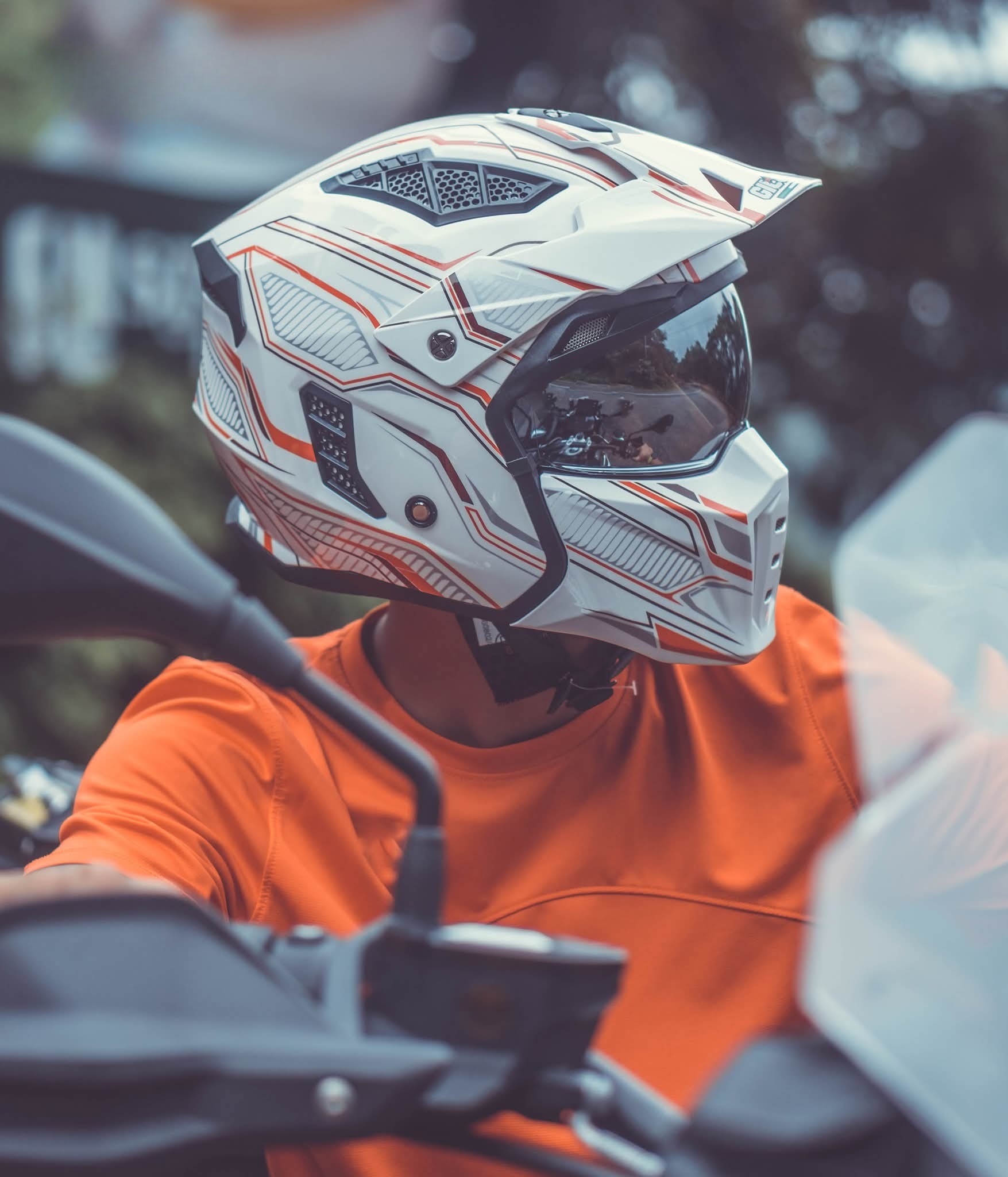 【𝑫𝑬𝑻𝑨𝑪𝑯𝑨𝑩𝑳𝑬】GILLE SQUADRON Offroad Modular Helmet Full Face Dual Visor ...
