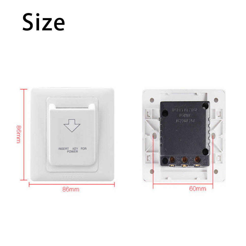 Energy Saving Card Power Switch with Magnetic Insert for Hotel Room ...
