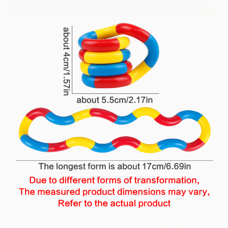 Tangle Anti Stress ADHD Fidget Toy Therapy Autism Sensory Kids Puzzle ...