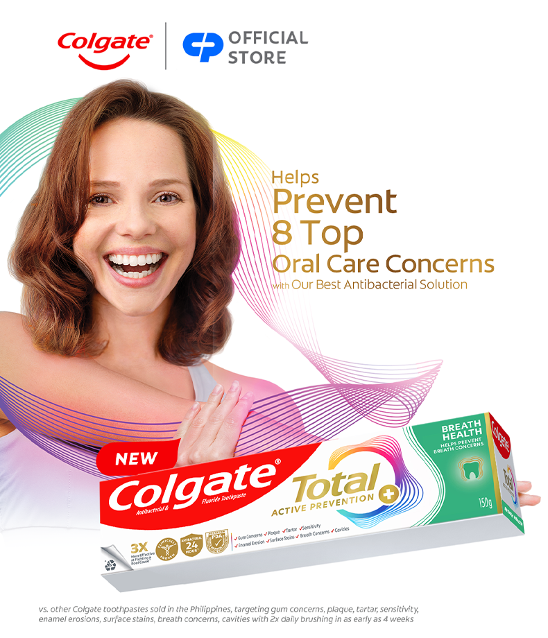 [BUY 2, FREE 2] Colgate Total Breath Health Antibacterial Toothpaste ...