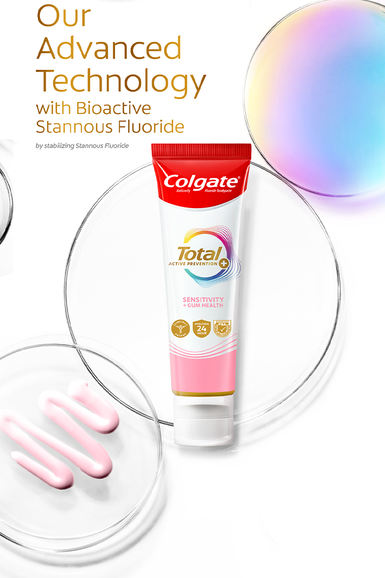 NEW Colgate Total Sensitivity + Gum Health Antibacterial Toothpaste ...