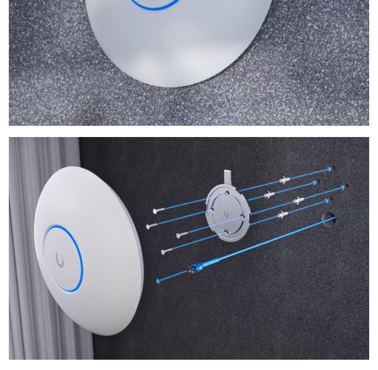 Ubiquiti U7-Long Range WiFi7 5 Spatial Streams Ceiling Mounted 2.5 GbE ...