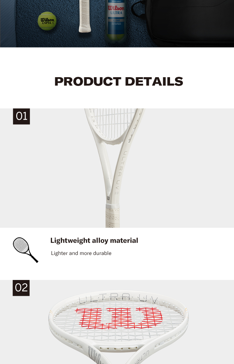 UV Color Changing | Wilson ULTRA UV Tennis Racket (Strung) Beginner ...