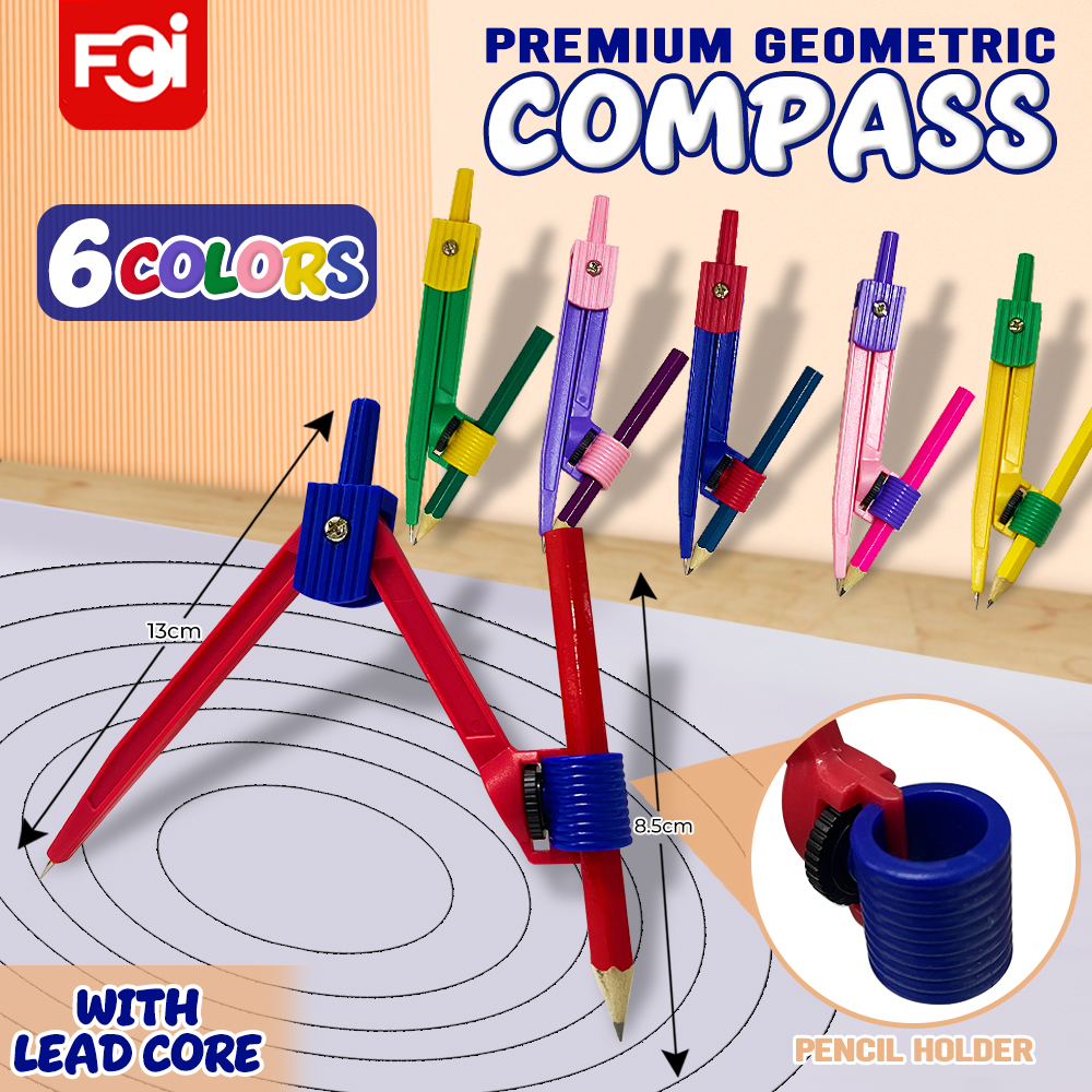 FCI Pencil Compass Drawing Tool Stationery For School Supplies With ...