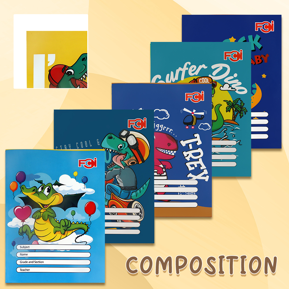 FCI COMPOSITION NOTEBOOK WITH NEW ASSORTED DESIGN per ream (Sold per ...