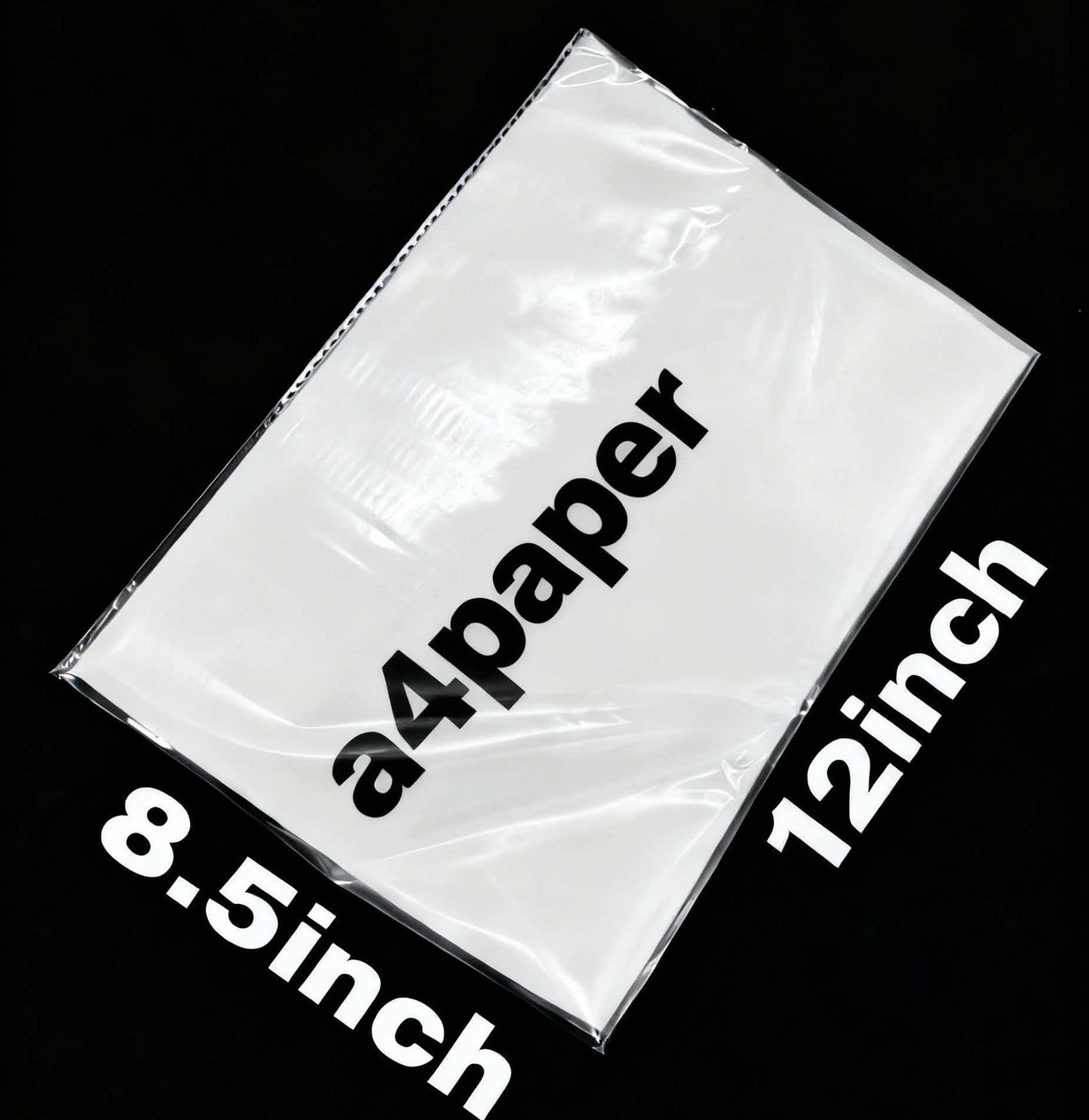 100pcs opp plastic bag with adhesive sealing adhesive bag for A4,A5,A6 ...