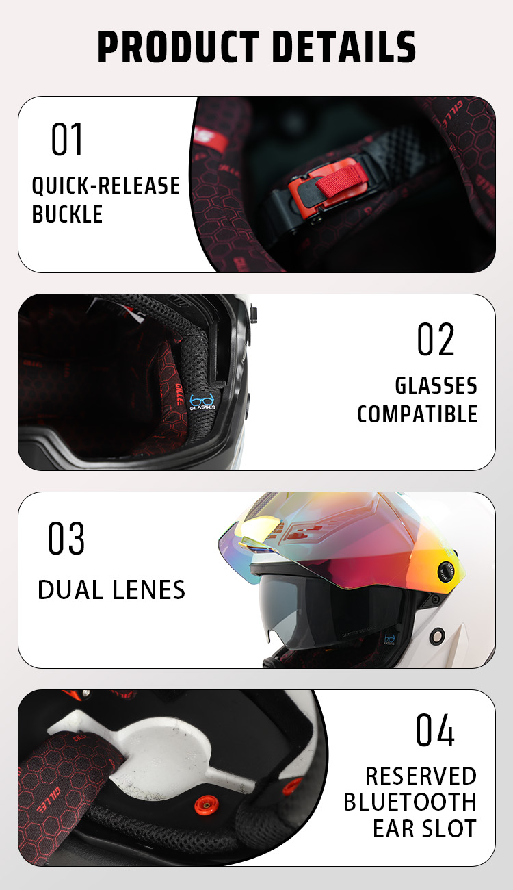 【𝑶𝒇𝒇𝒊𝒄𝒊𝒂𝒍】GILLE ASTRAL Maori Dual Visor Retro Vintage Helmet Full Face ...