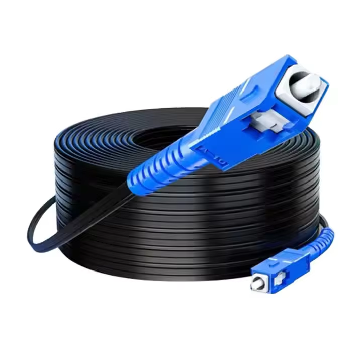 ALLAN 10M/15M/20M/30M/40M/50M/ Outdoor UPC Fiber Optic Ftth Drop Cable ...