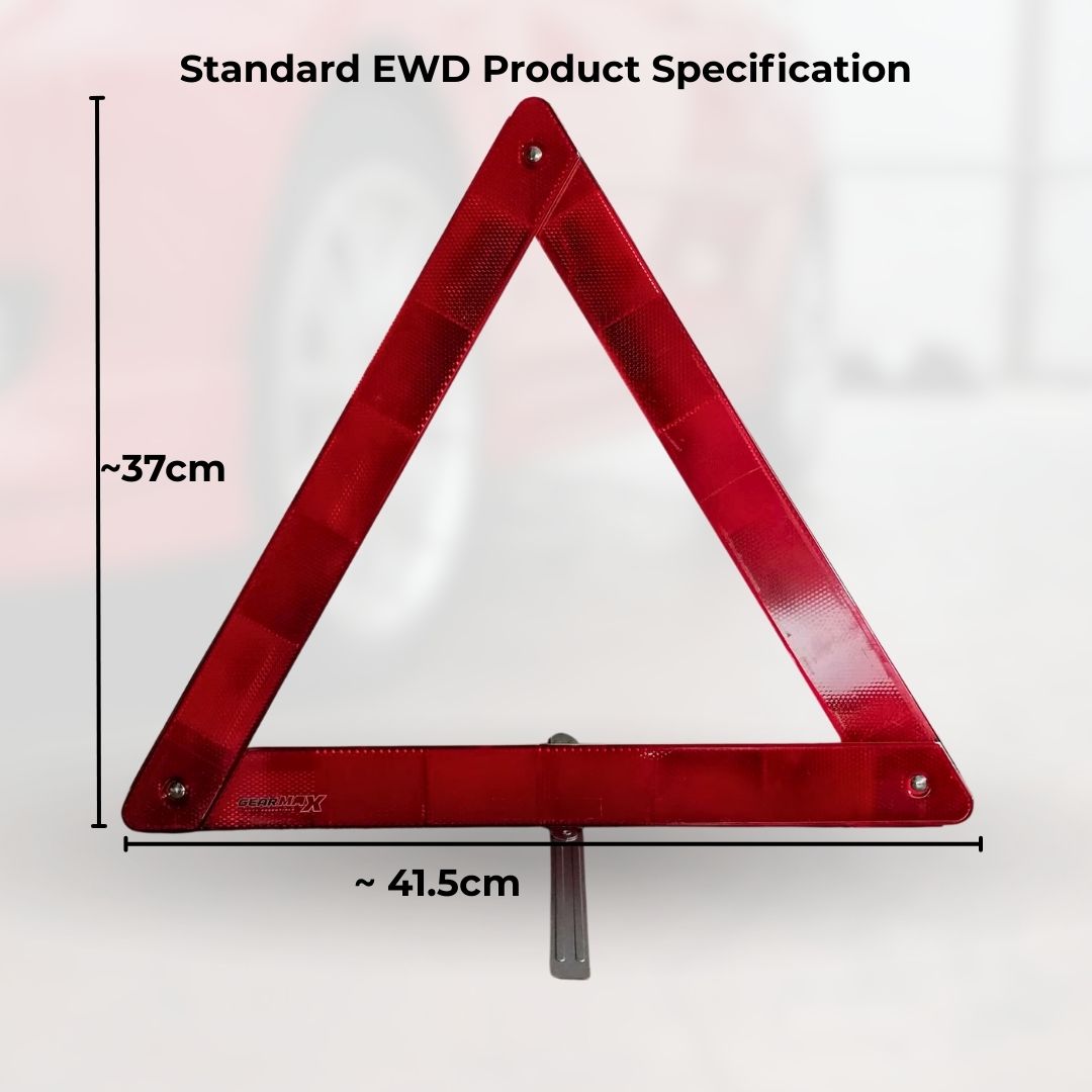 Early Warning Device Triangle 2PCS | Heavy Duty Reflective Car ...
