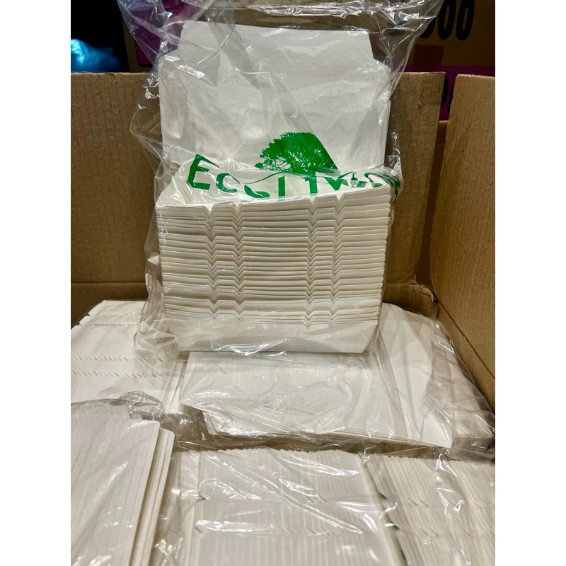 【COD】25Pcs With Divider Paper Meal Box Spaghetti Rice Box Others LB1 ...