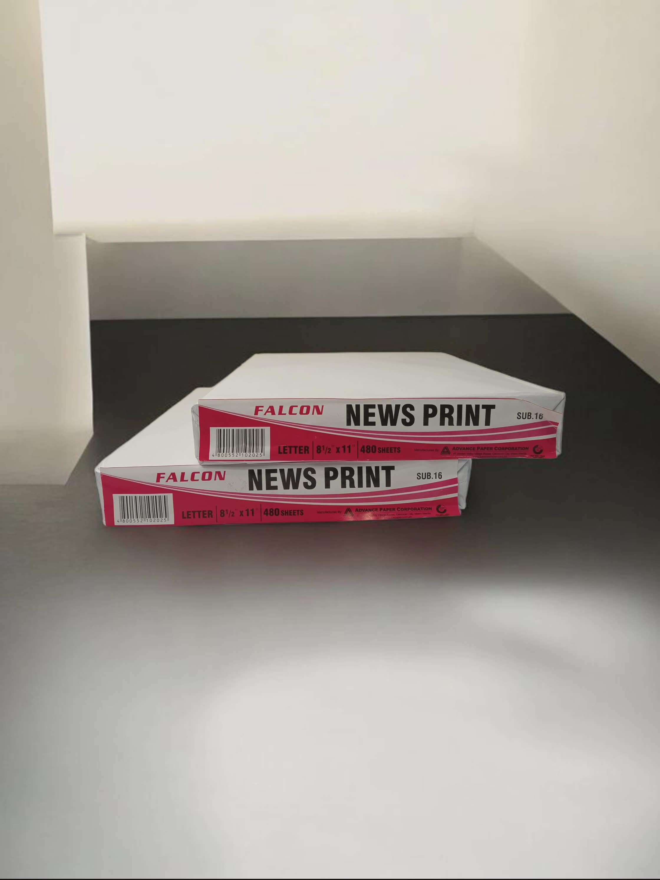 FALCON Newsprint Paper Substance 16 480 Sheets Per Ream Long Office and ...
