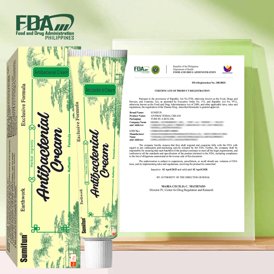 FDA Sumifun 1Pcs Herbal Antifungal Cream for Psoriasis and Eczema ...