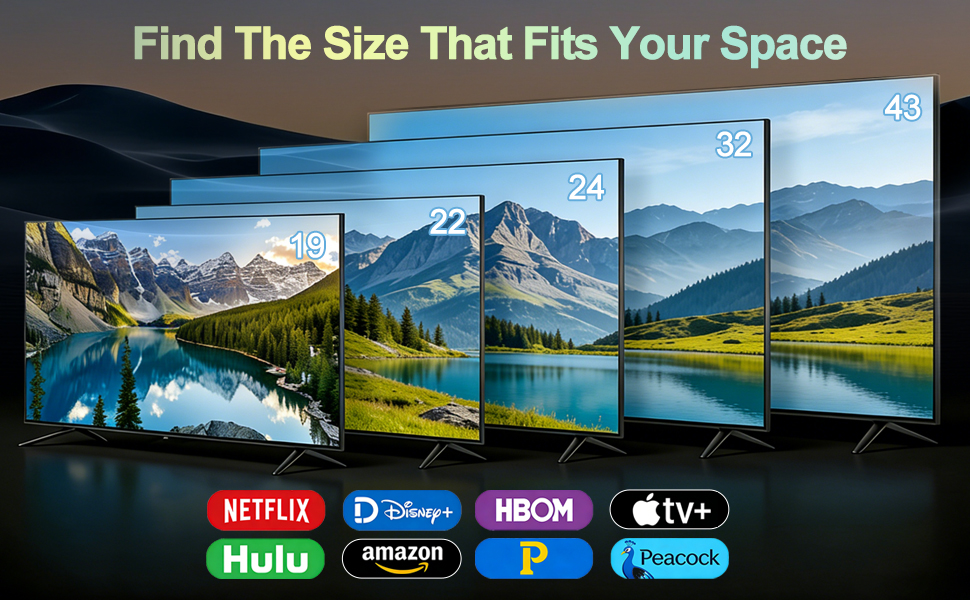 Smart Android TV 19 22 24 32 43 Inch WiFi Bluetooth ISDBT Digital TV ...