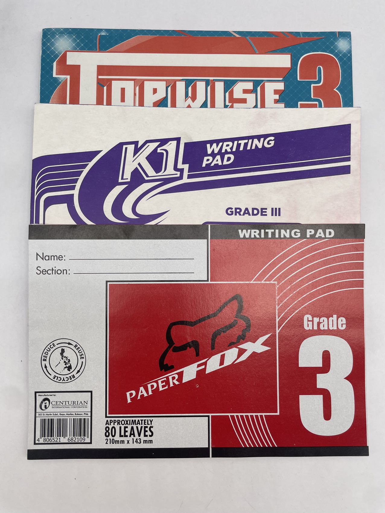 Random Brand Intermediate paper pad all level sold per 10PADS | Shopee ...