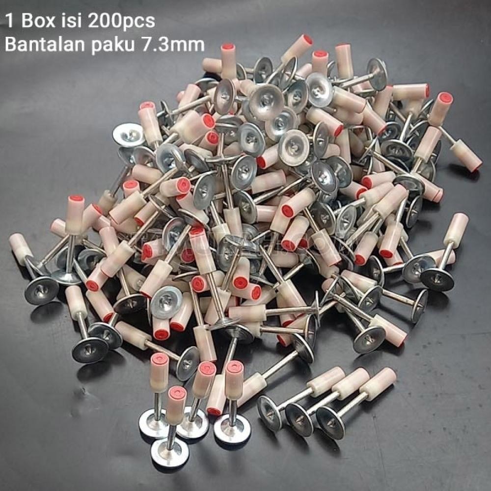 200PCS Steel Nail Gun Mini Rivet Gun Bullet Nail Gun Concrete Fire Nail ...
