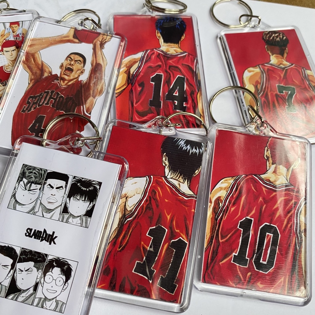 Slumk Dunk Design keychain 2x3 inches size | Shopee Philippines