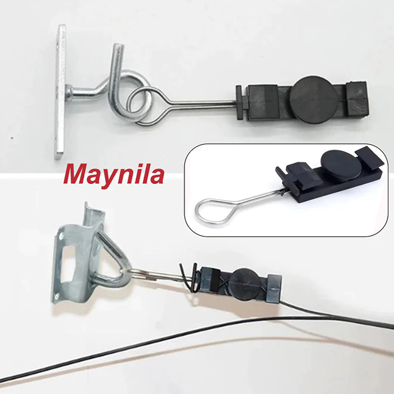 50PCS Fiber Optic Cable Clamp S-Type F Clamp FTTH Clamp Fixing Parts ...