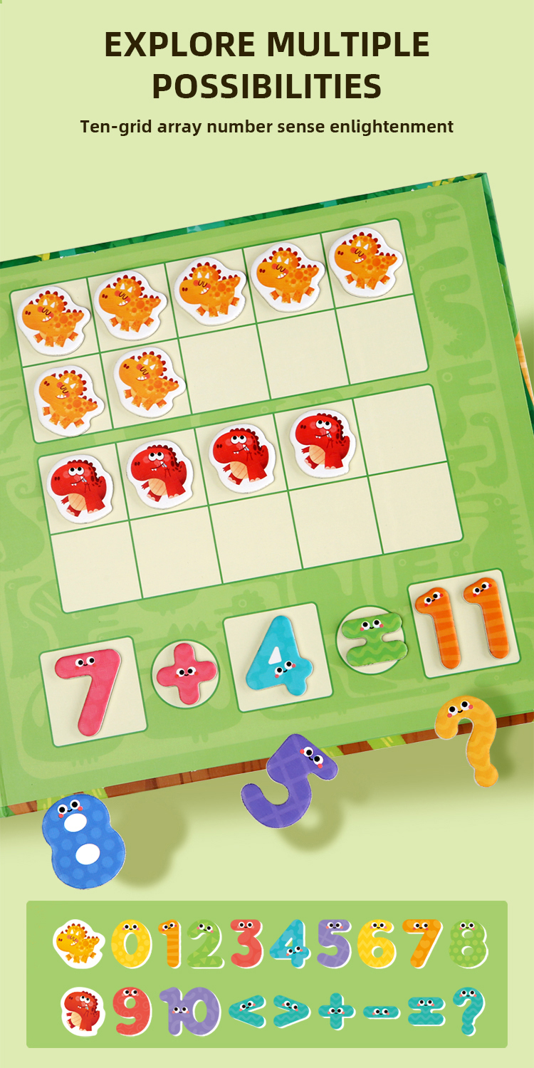 NIKO Kids Early Education Book Magnetic Math Arithmetic Book Early ...