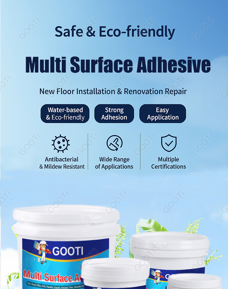 Multi Functional Floor Adhesive For Vinyl Tiles Carpeting With Free ...