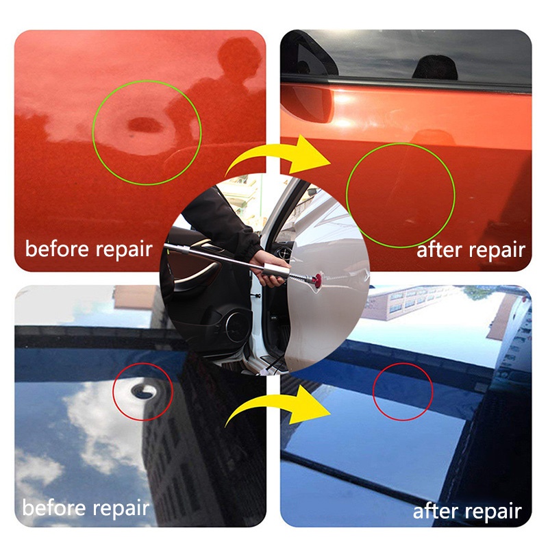 Paintless Dent Removal Car Repair Tool Kit Removing Dents Auto Tools ...