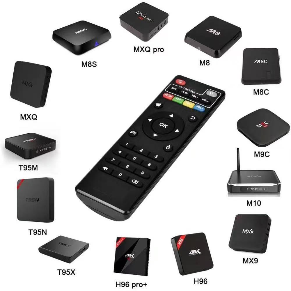 Universal TV Box Remote Control, for Android 4K Ultra HD Smart Box X96 ...
