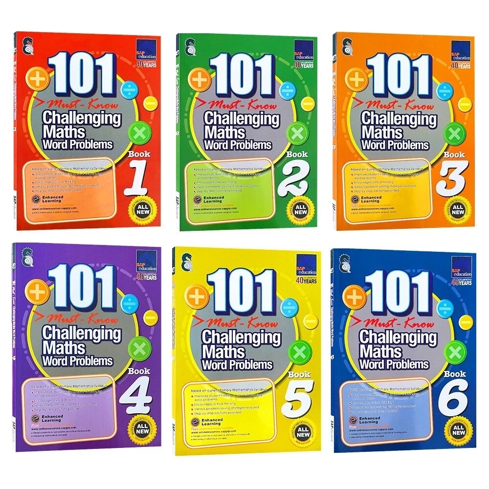 #SAP Challenging Math Word Problems 101,Grade 1-6# | Shopee Philippines