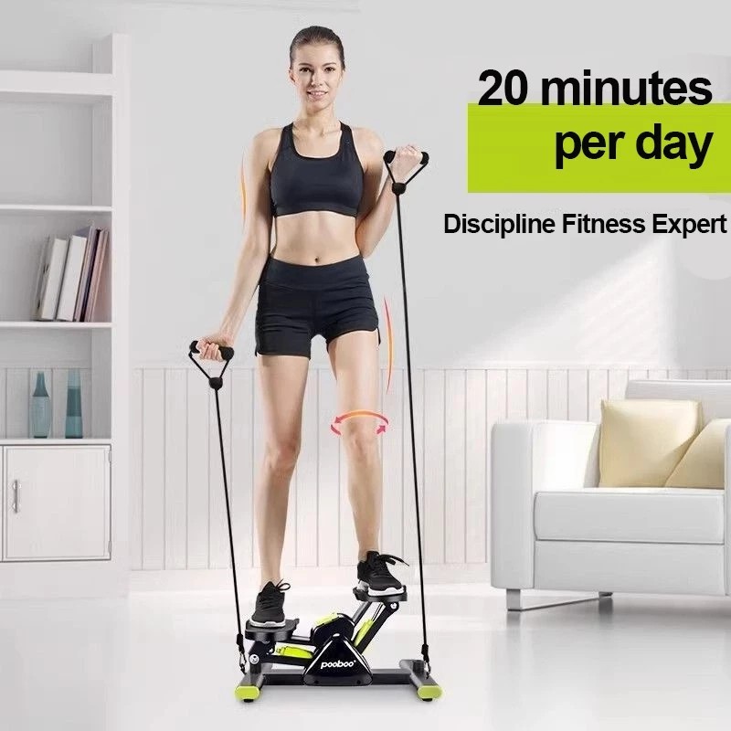 Pedal Exercise Mini Side Stepper V-shaped stepper indoor Hydraulic air ...