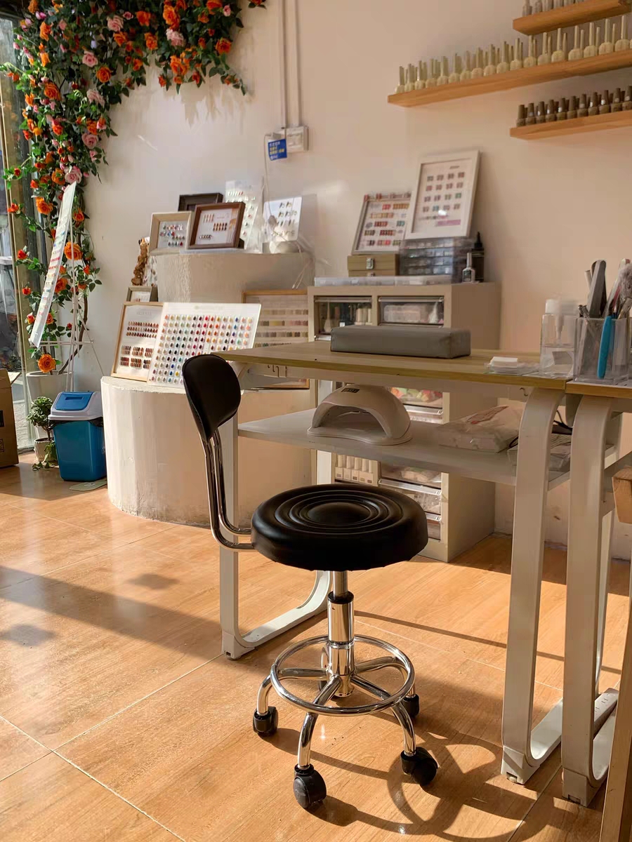 Chair With Wheels Salon Stool Work Bar Stool SPA Stylist Hydraulic ...