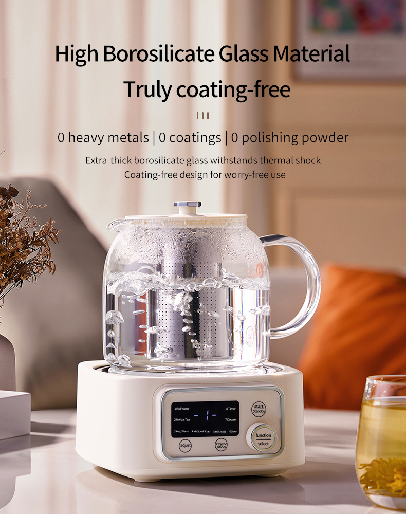 【Japan Design】electric thermos automatic intelligent 1L teapot glass ...