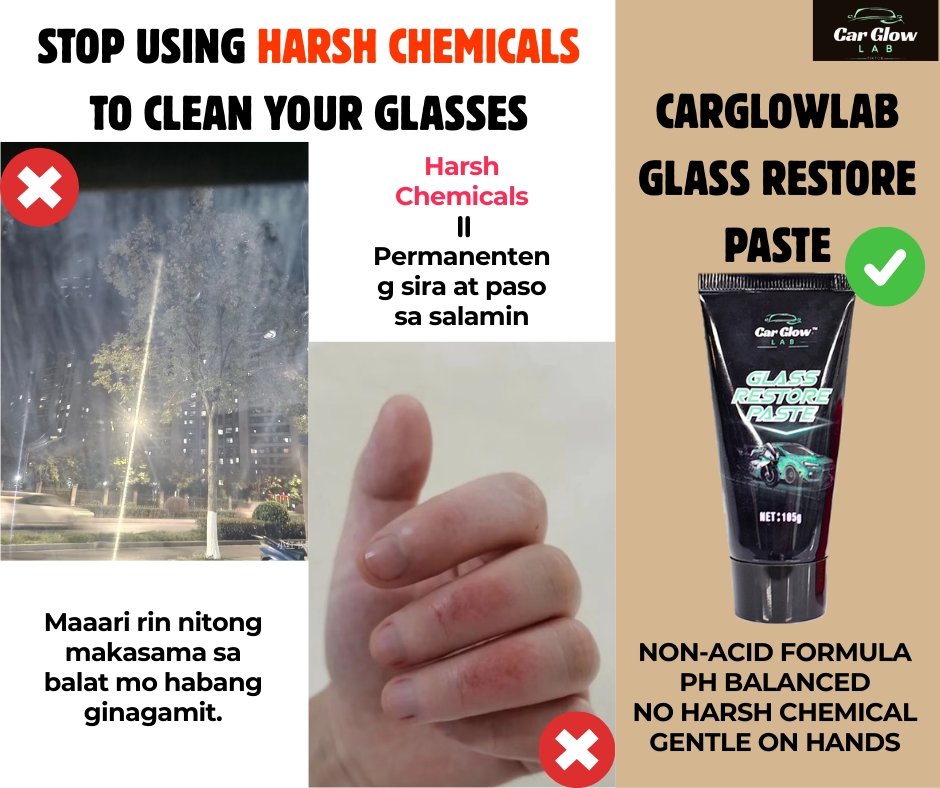 [CGL] Glass Cleaner for Window, Acid Rain Remover, Watermarks Remover ...
