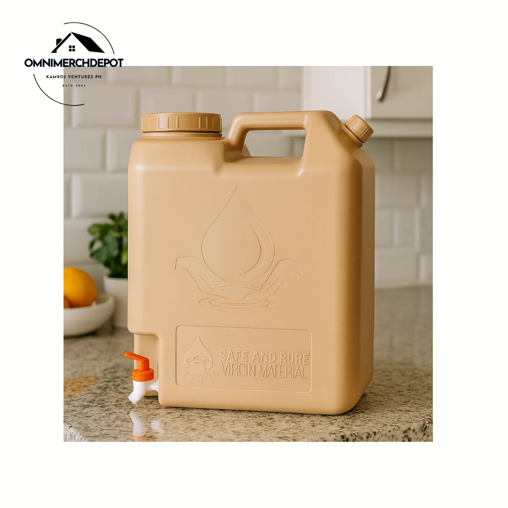 Omnimerchdepot Water Jug container 2.5gal. and 5 Gallon Mocha Water ...