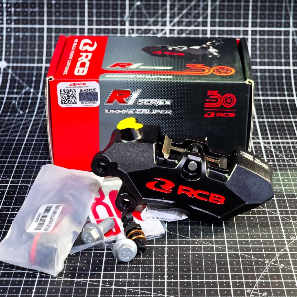 RCB 30th Anniversay R1 4 Pot Brake Caliper (Universal) | Shopee Philippines