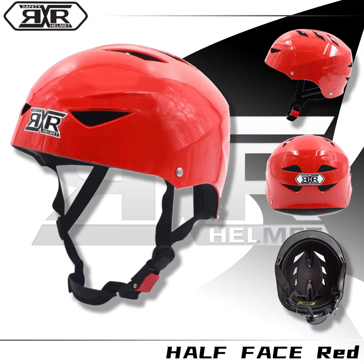 Lightweight Helmet RXR Nutshell Helmet Openface Motorcycle Helmet ...