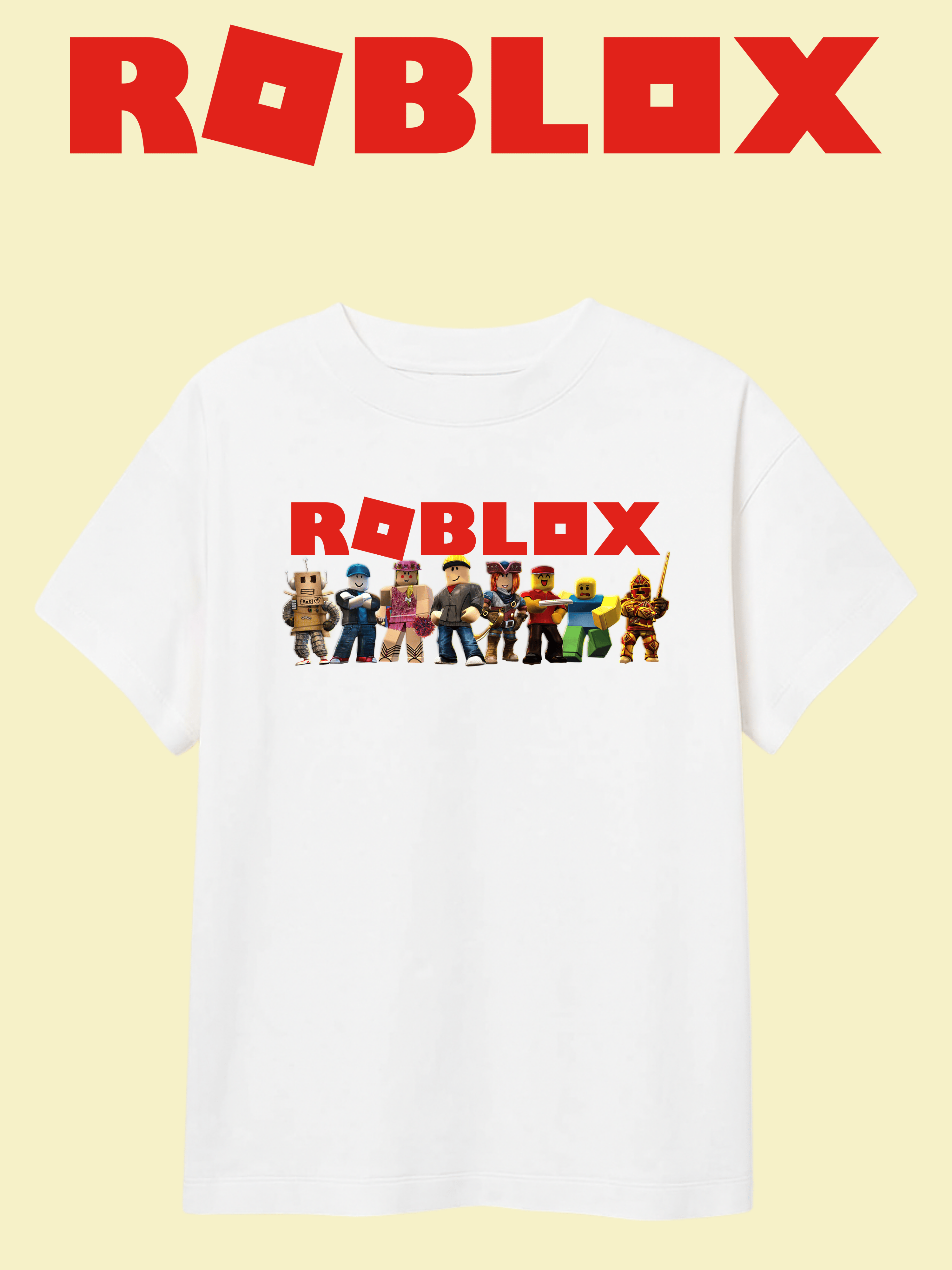 Roblox Fashion Kids Tops Roblox Printer Shirt Unisex Cotton 1 12 Years Ph 11134208 81zti