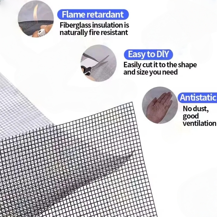 Fiberglass Mosquito Window Screen Meshfor Window Screen and Screen Door ...