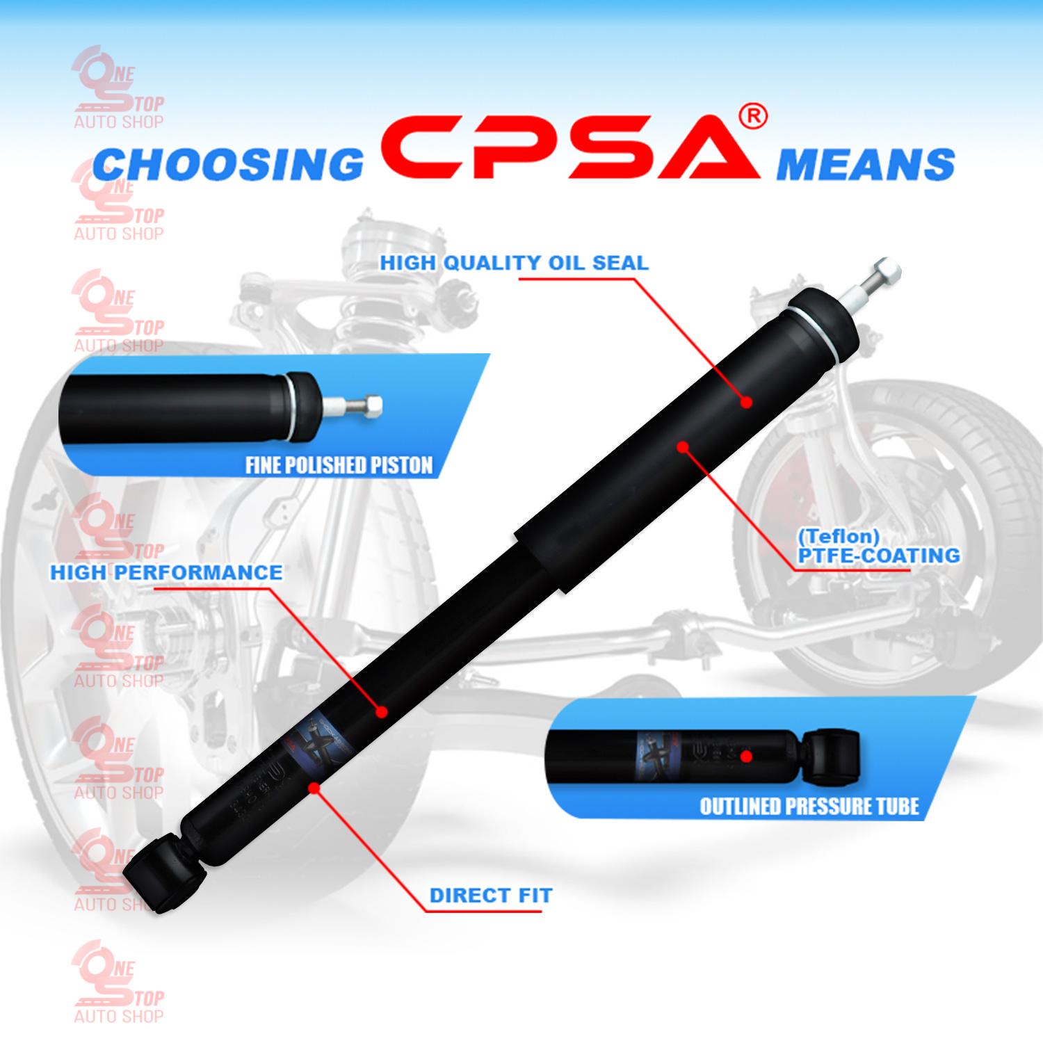 HONDA CITY / JAZZ / FIT GD1 1300 GD2 1400 2001 - 2012 REAR 343381 SHOCK ...
