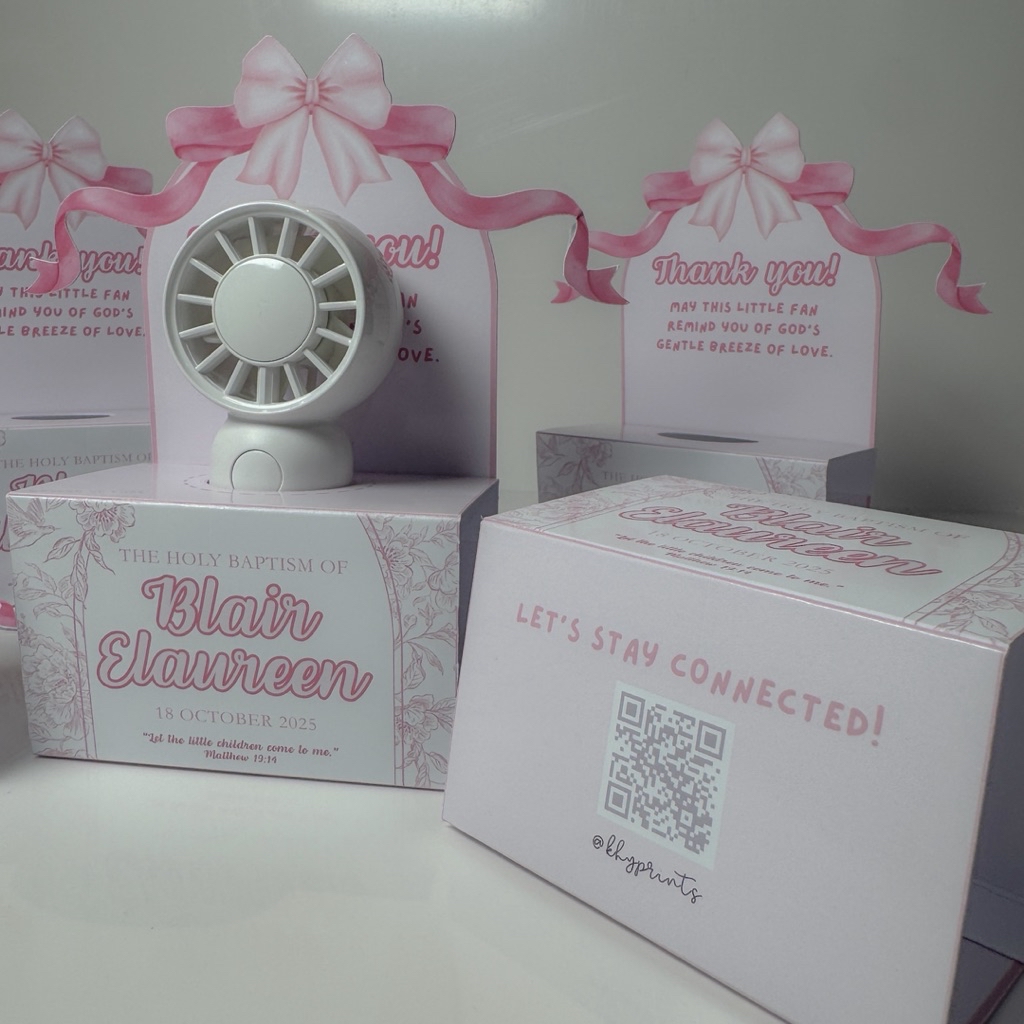 KHYPRINTS | MINI FAN BOX | Shopee Philippines