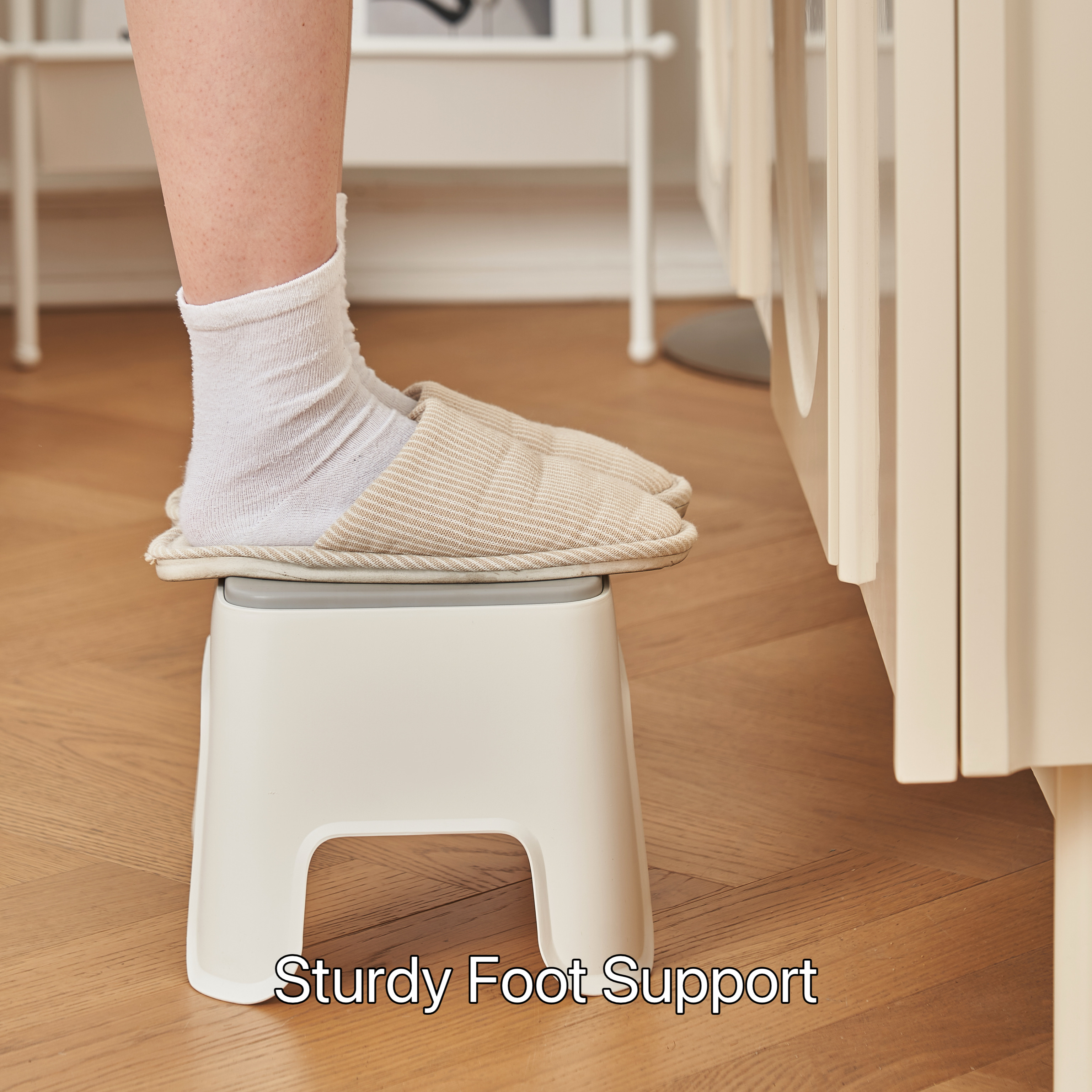 Durable Plastic Step Stool Anti-Slip Mini Stool for Adults & Kids ...
