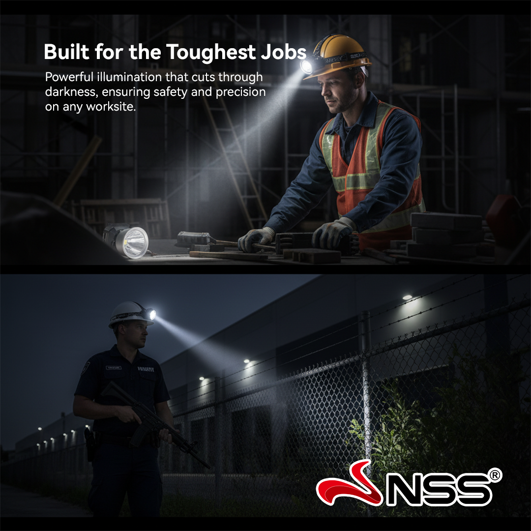 NSS Zoomable LED Flashlight 4000MAH Battery Capacity | Shopee Philippines