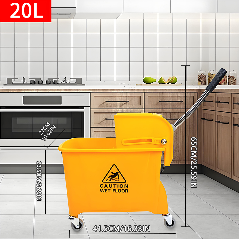 GITSQZ 20L/25L/36L Commercial Mop squeezer Bucket Heavy Duty Squeezer ...