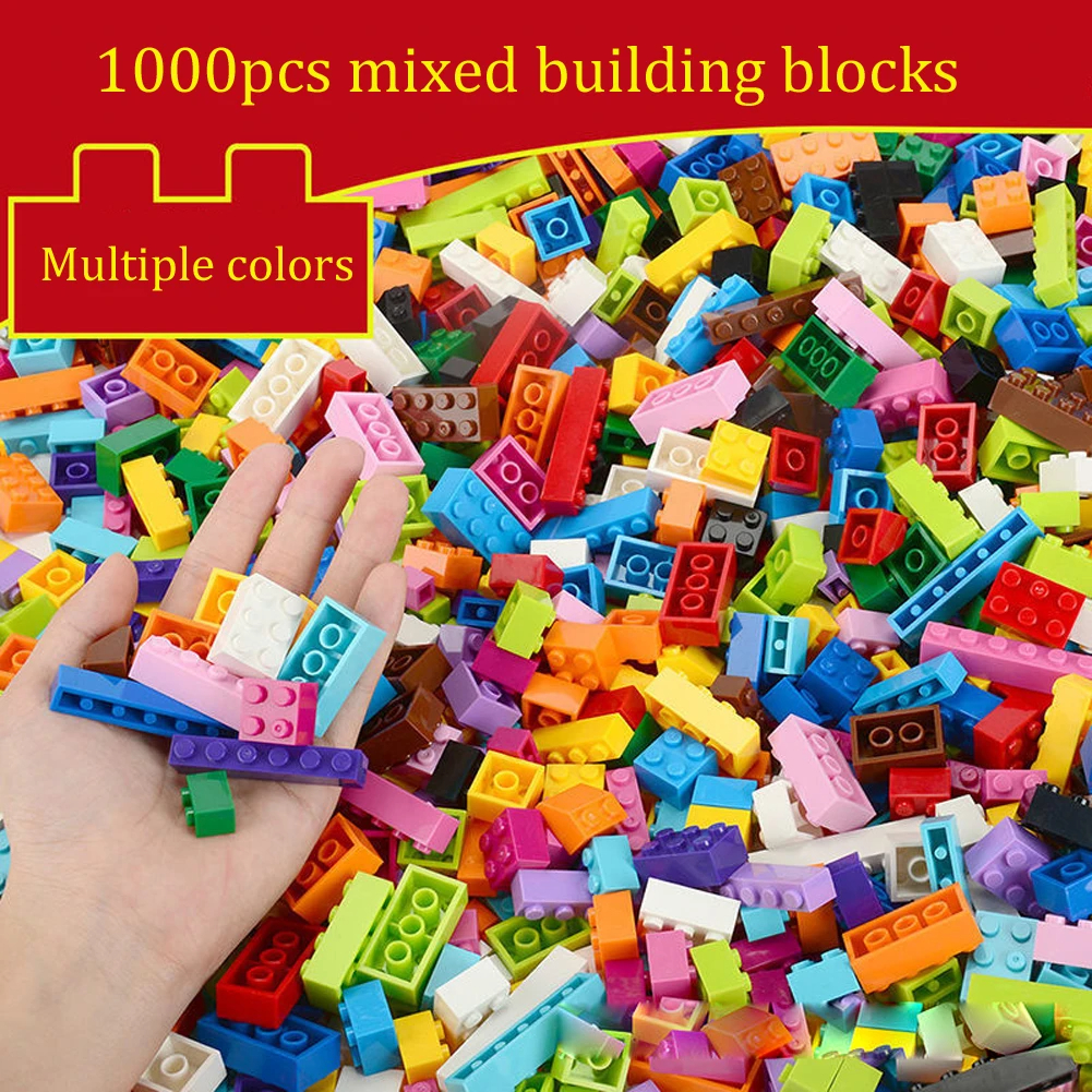 1000pcs Building Block Toys DIY Creative Construction Toy Set ABS ...