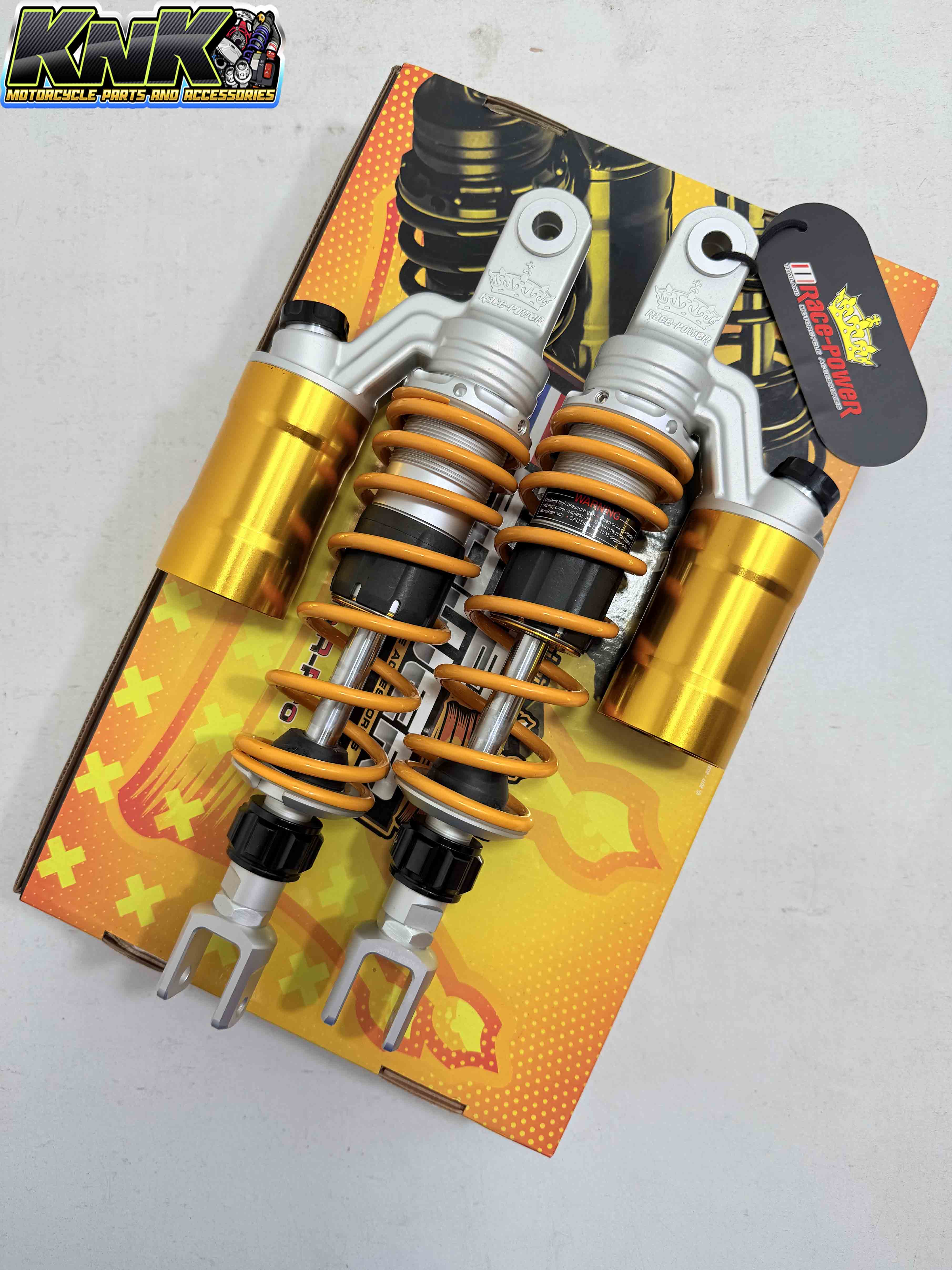 RACE POWER REAR SHOCK W/ TANK 305MM-335MM PREMIUM R-PLUS FOR YAMAHA ...