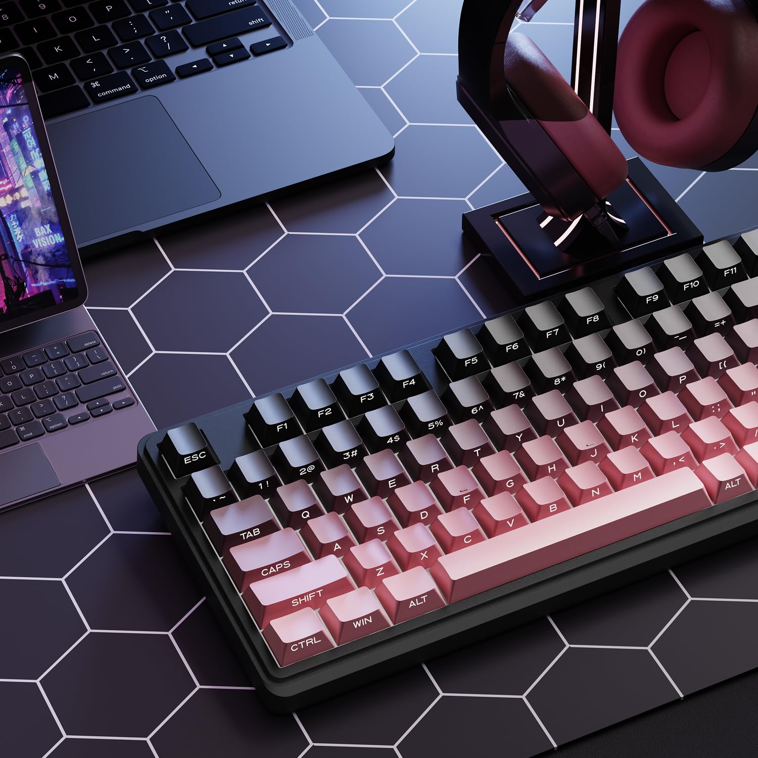 Zeus V102Pro Wireless Keyboard 99 Keys Membrane Gaming Keyboard W ...