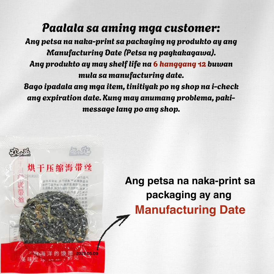 [20 Packs] Kino Foods Compressed Japanese Seaweed - PANTRYFOODS DHL ...
