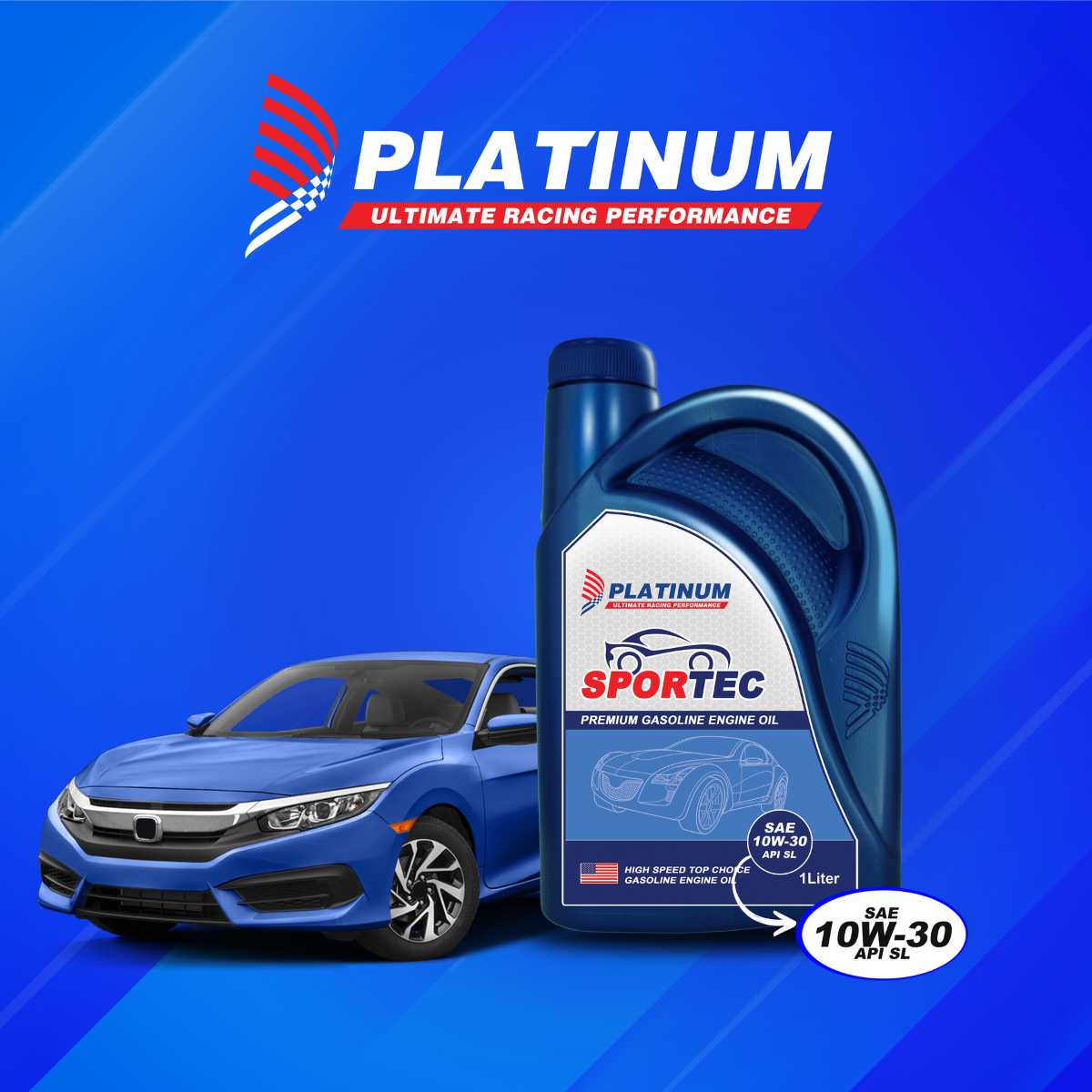 Platinum SPORTEC 1L SAE 20W-50/10w-30 – Premium Multigrade Engine Oil ...