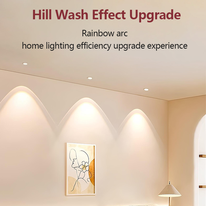 LED Downlight Ceiling Light Tricolor Recessed Spotlight Dimmable Double ...