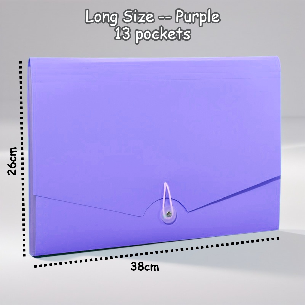13-Layer Expanding File Folder Long Document Bag File Organizer Paper ...