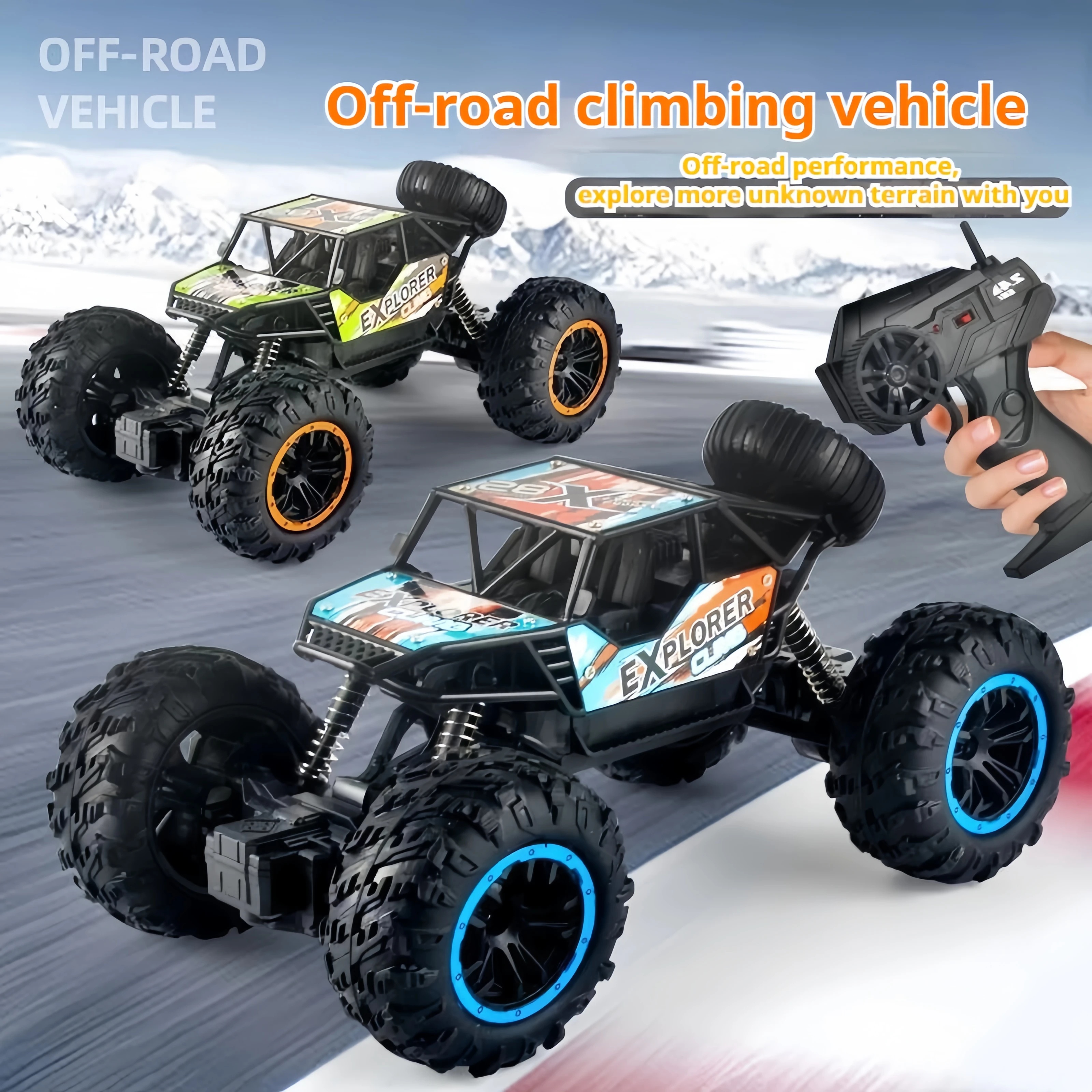 Explorer Climb RC Car 20KM/H Remote Control Vehicle 2.4Ghz Monster ...